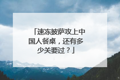 速冻披萨攻上中国人餐桌，还有多少关要过？