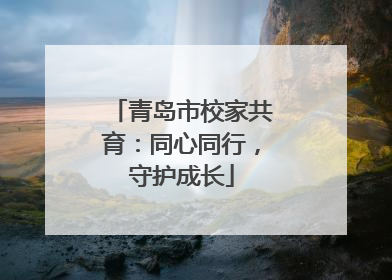 青岛市校家共育：同心同行，守护成长