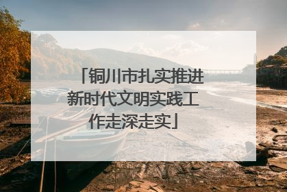 铜川市扎实推进新时代文明实践工作走深走实