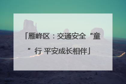雁峰区：交通安全“童”行 平安成长相伴