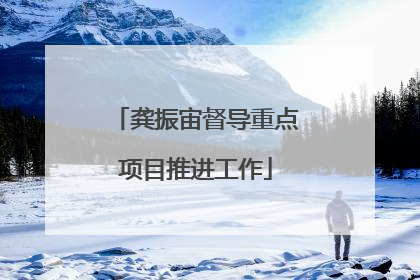 龚振宙督导重点项目推进工作