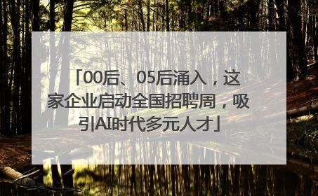 00后、05后涌入，这家企业启动全国招聘周，吸引AI时代多元人才