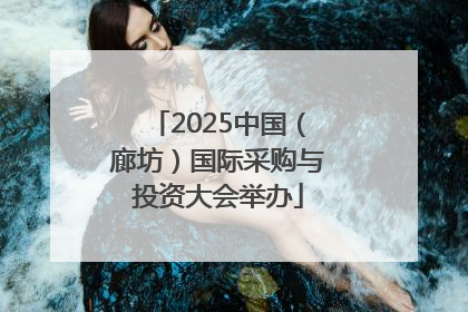 2025中国（廊坊）国际采购与投资大会举办