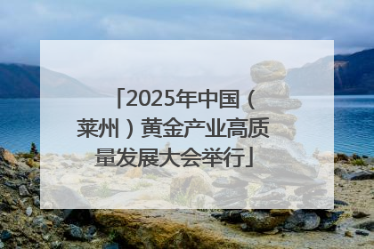 2025年中国（莱州）黄金产业高质量发展大会举行