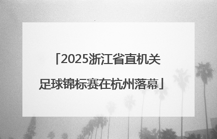2025浙江省直机关足球锦标赛在杭州落幕