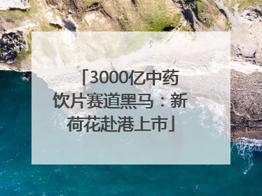 3000亿中药饮片赛道黑马：新荷花赴港上市